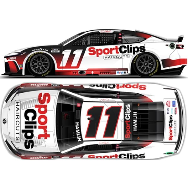 

Kyosho Lionel Racing SPORTS CLIPS 2025 Toyota Camry XSE Denny Hamlin Finished Model LR322089 1/64 #11