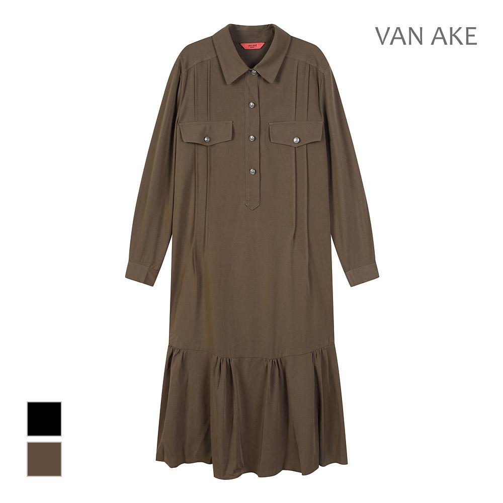 VANAKE Belted Collar Dress_Vb3Yopud02A