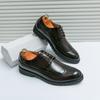 Móda Luxusní Business Oxford Kožené Boty Pánské Prodyšné Gumové Formální Společenské Boty Pánské Kancelář Svatba Baleríny Obuv Mokasíny Homme