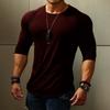 Men Long Sleeve Fashion Slim Bodycon Casual Fitness Street Style T Shirt Top
