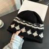 Knitted Retro Beanie Hat Warm Winter Cold Hat Vintage Style Jacquard Knitted Hat  Winter