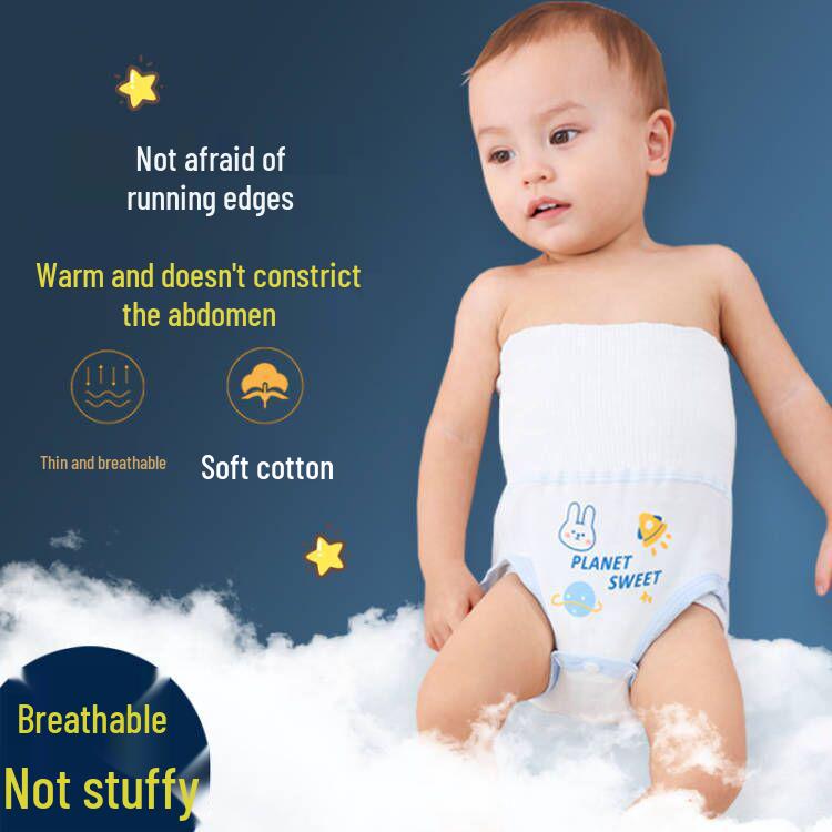 Baby Summer Cotton Belly Band: Newborn Belly Wrap for Warmth and Protection