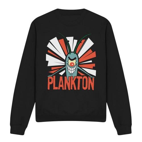 SpongeBob Schwammkopf Unisex Erwachsenen Plankton Sweatshirt