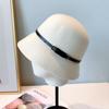 Nový dámský klobouk bucket zimní vlněný vintage elegantní dámský fedora plstěný klobouk módní francouzský buřinkový sombrero vlněný klobouk pokrývka hlavy
