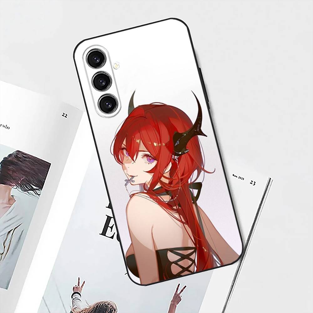 

Чехол для телефона Arknights Для Samsung S25,S24,S21,S22,S23,S30,Ultra,S20,Plus,Fe,Lite,Note,10 Черный Мягкий Samsung S25