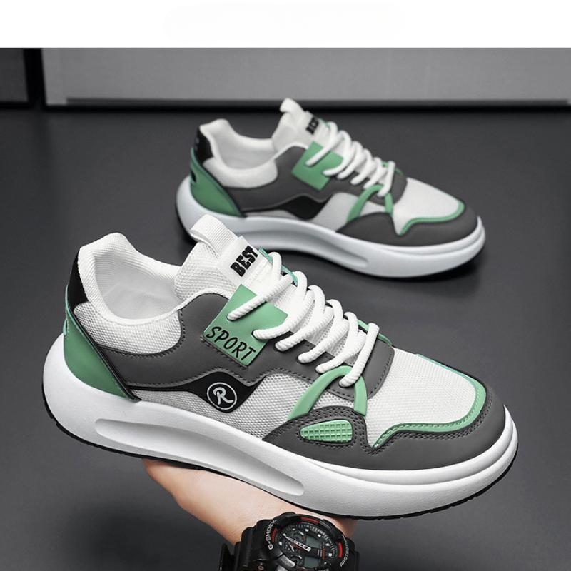 New Fashion Running Outdoor Shoes Men Mesh Breathable Vulcanized Shoes  Breathable Men Casual Canvas Sports Shoes