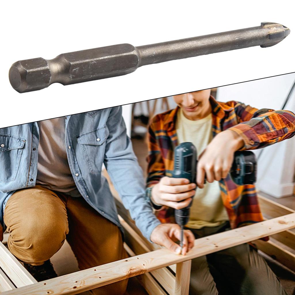 Cross Hex Tile Bits Glass Concrete Hole Opener Triangle Drill