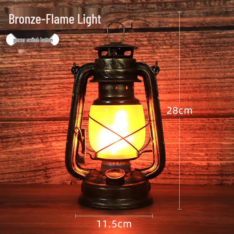 Rechargeable LED Camping Lantern - Dimmable, Handheld, Ideal for Outdoor Camping, Bars, Hotels, or Bedrooms.