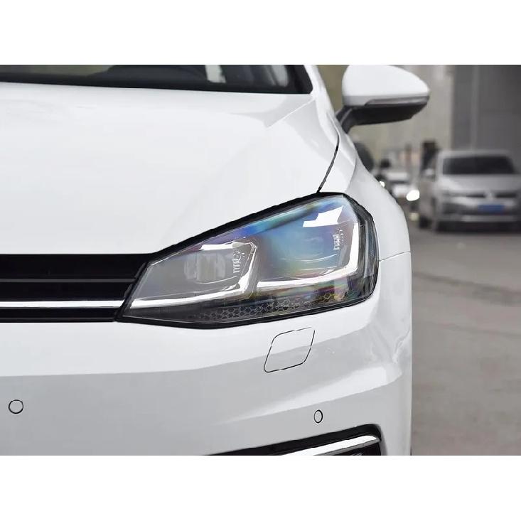 For Volkswagen VW Golf 7.5 2018   Car Front Headlamps Cover Shell Waterproof Clear Headlight Lens