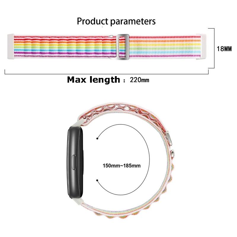Correa de Lazo de Nailon para Huawei Band 9 8 Sport Transpirable Correa de Reloj Pulsera Ajustable para Huawei Band 8 9 Correa de Repuesto Correa