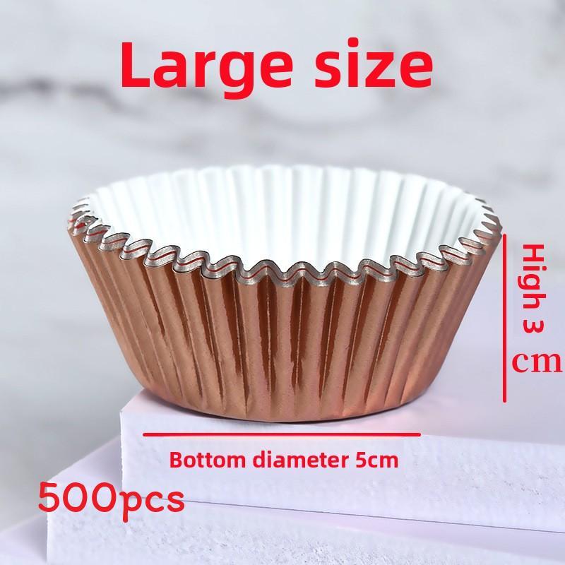 Baking Paper Cups Aluminum Foil Thickened Gold Silver For Cake Cupcake Baking Supplies