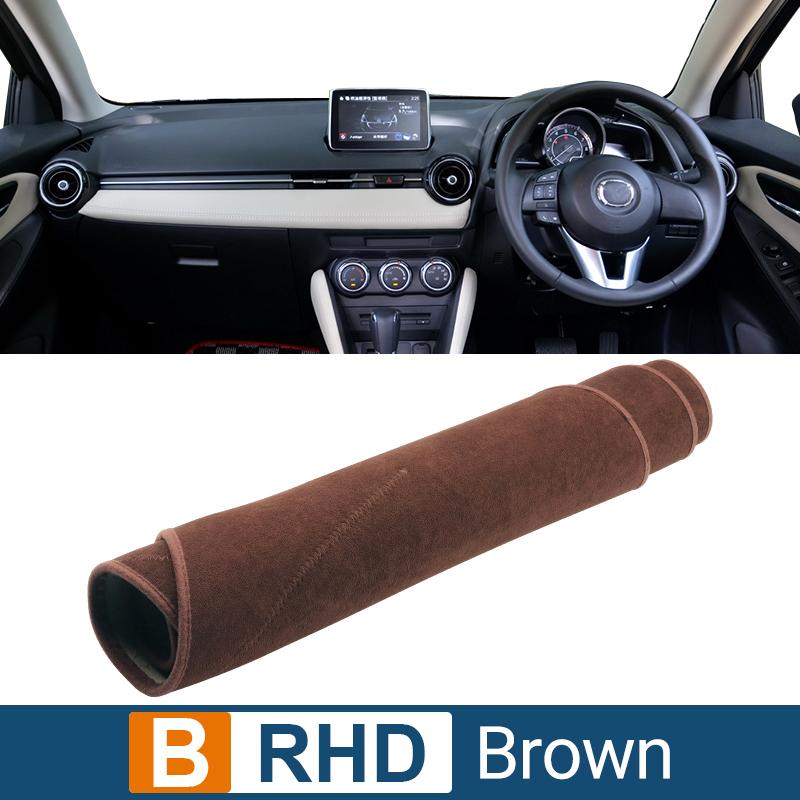 For Mazda 2 DJ DL 2015 2016 2017 2018      Car Dashboard Cover Sun Shade Non-slip Mat Interior Accessories