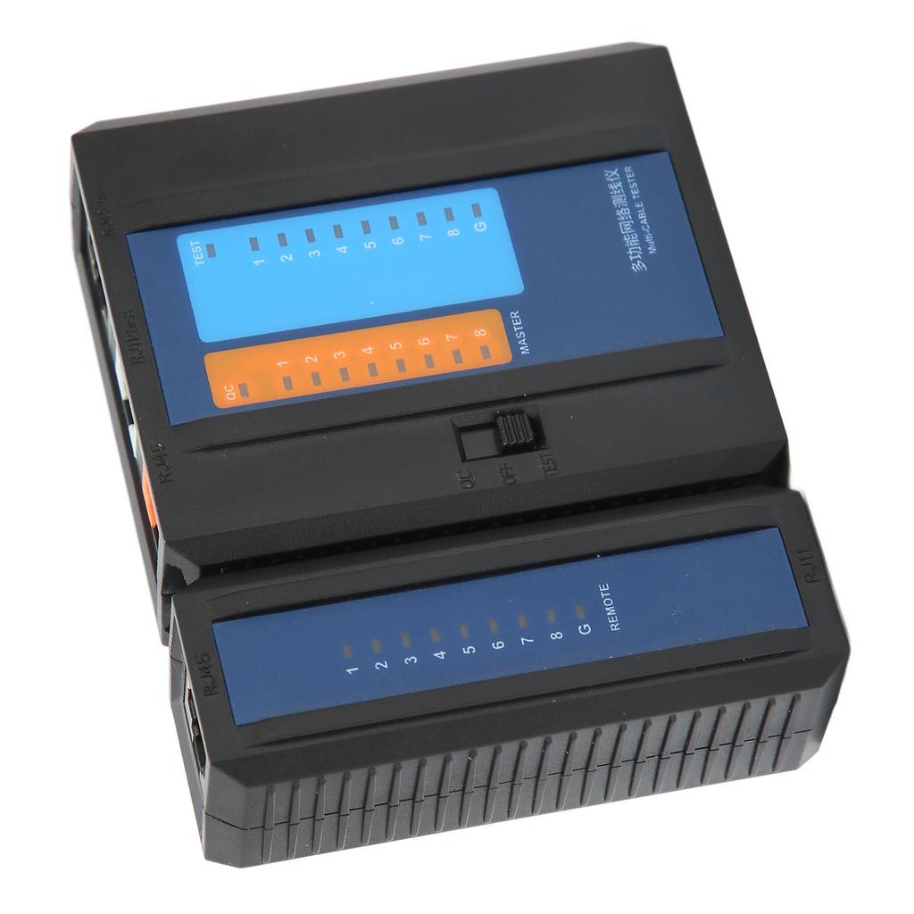 RJ45 Network Cable Tester Multipurpose Network Cable Tester Tool for RJ45 RJ11 RJ12 CAT5 CAT6 CAT7 C