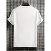 European Size Short Sleeve Men's Fashion Casual Trendy Street Style Graphic T Shirt with Clock Design Math Equations Formulas Numbers Symbols Pattern