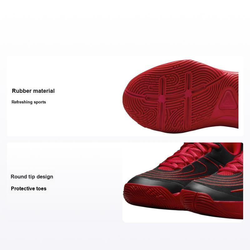 Кроссовки Nike Giannis Immortality 4 GS Bred Kids черные университетско-красные командно-красные FZ6734-005 37.5