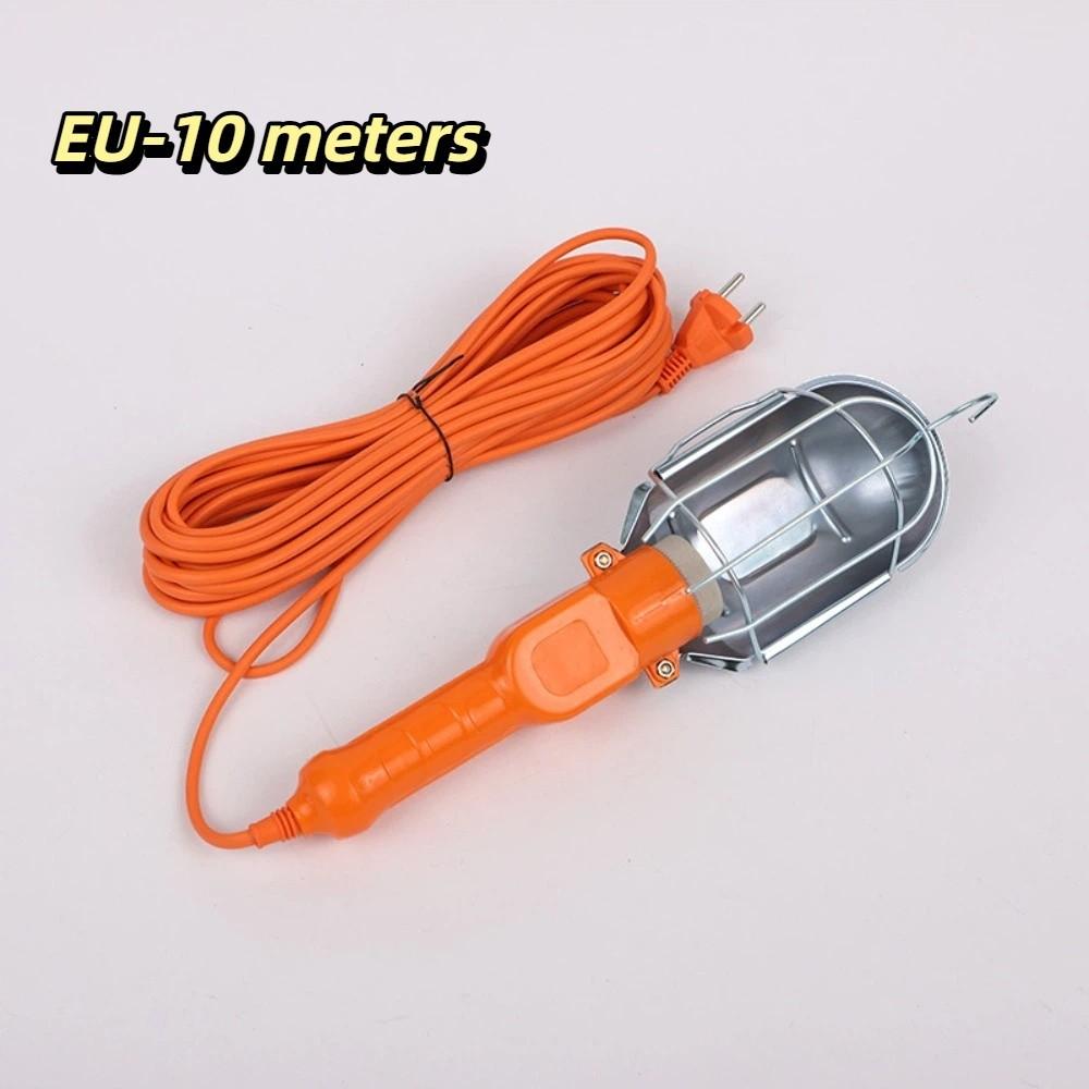 Long-Lasting Durability Inspection Lamp Iron Cover Portable Repair Light for EU/UK Car Maintenance