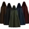 Medieval Hobbit Elves cos Costume Cloak Halloween Renaissance party woolen cape