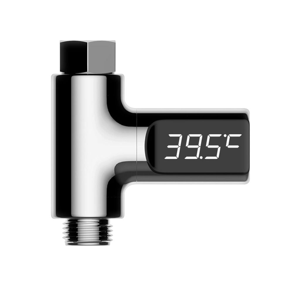 Hot Tub Water Temperature Monitor Self-powered Shower Faucets Bathing Temperature Meter  Household