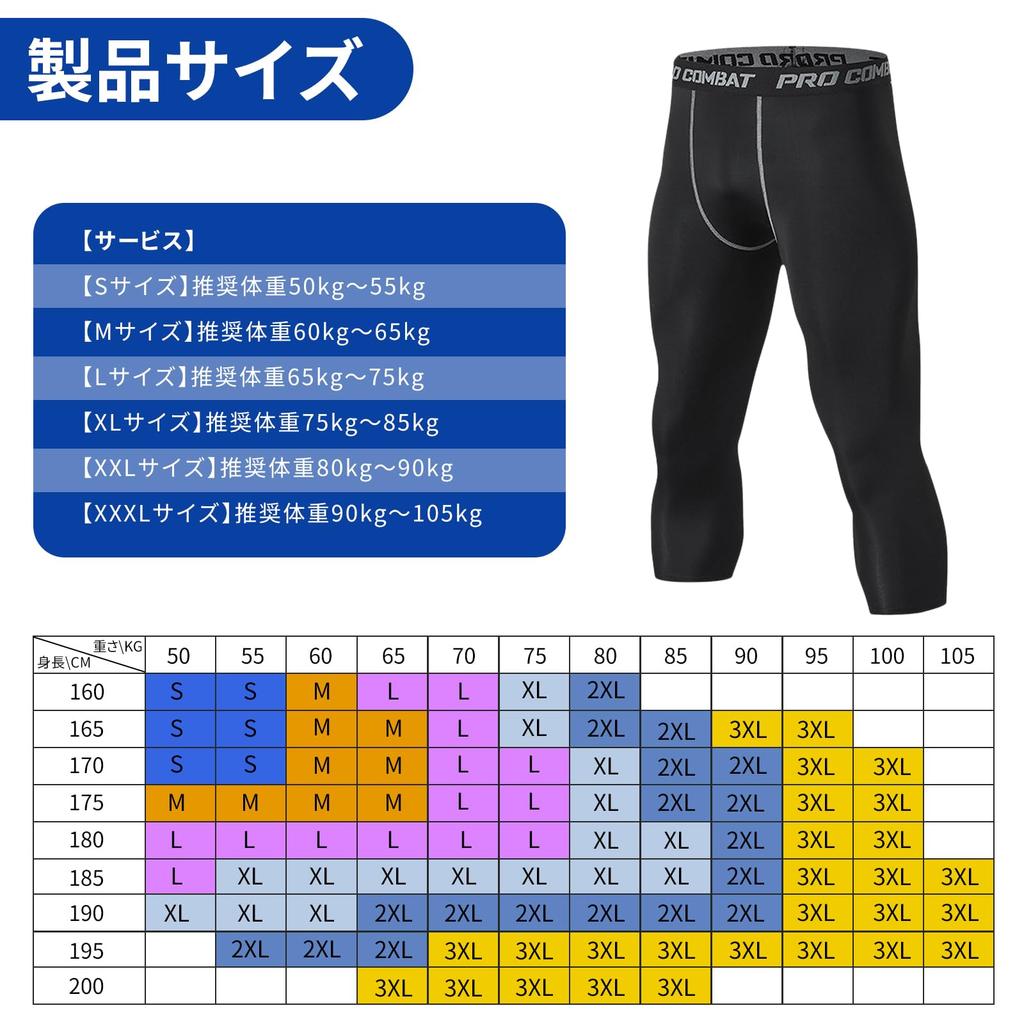 Anderme Compression Running Sports Training UV Cooling Tights, Wear, Stretchy, Moisture-Wicking, Quick-Drying, Tights, Men's Leggings, 2-Piece Set,