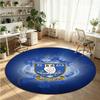 Sheffield Wednesday Printed Round Crystal Velvet Rug Soft Non Slip Floor Carpet For Bedroom Holiday Gift