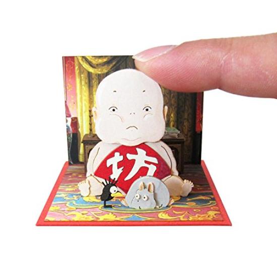 Sankei Studio Ghibli Mini Spirited Away Boh, Boh Mouse and Haedori Non-scale Paper Craft MP07-74