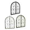 Romantics Metal Wall Hanging Vintage False Window Frame Art With Arched Design For Bedroom Courtyards Decoration