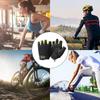 Guanti da Ciclismo Guanti da Bici Senza Dita Guanti a Mezzo Dito Per Ciclismo Regolabili Assorbi-Urto Traspiranti Bici Senza Dita