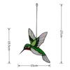 M-Modern-Bird Stained Glass Window Hanging Handmade Home Decor Bird Decoration For Garden Window Hanging
