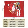 Lightning Mcqueen Cars Christmas Blanket Fleece Spring/Autumn  Multi-function Warm Throw Blanket for Sofa Couch Rug Piece