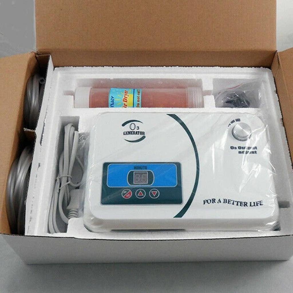 500mg/h Ozone Generator, 220V Ozonator Water & Food Purifier for Fruits, Vegetables, Meat