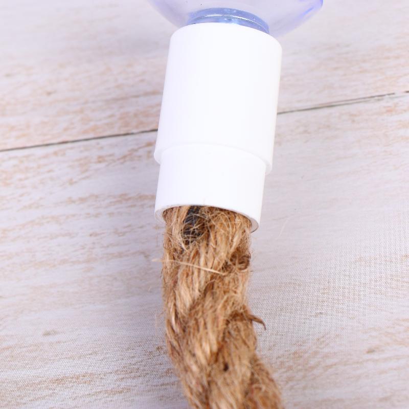 Linen Rope Diy Bendable Perch For Birds Non-Slip Easy To Install Suction Cup Bird Climbing Rope Chew-Proof Comfortable Grip