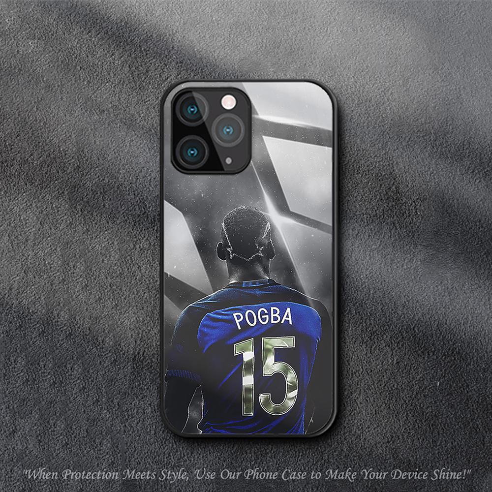 Paul Pogba 6 Soccer Case For iPhone Samsung Galaxy Redmi Note S 17 16 15 14 13 20 24 25 54 Pro Max Ultra Fe Air Tempered Glass Cover