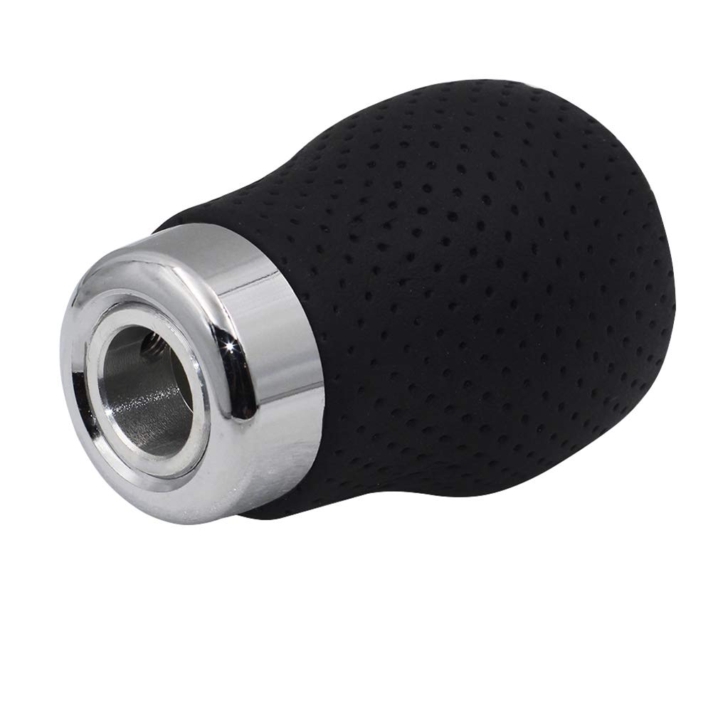 Sakan Car Shift Knob 5-Speed 8*5cm Aluminum Red Stitch