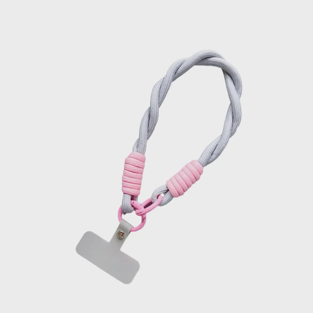 Mobile Phone Anti-Lost Wrist Lanyard with Clip and Button Pendant