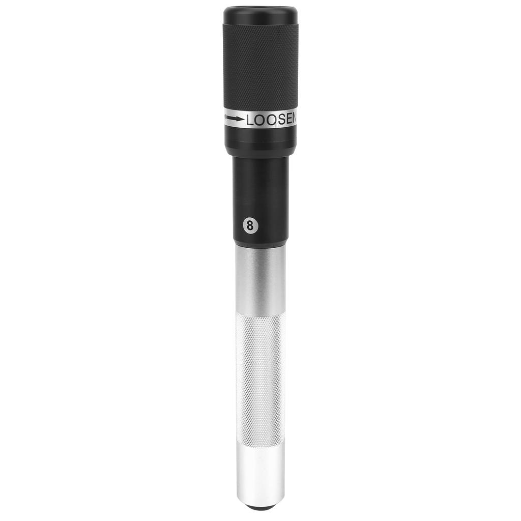 Billard Pool Queue Verlängerung Queue Griffende Teleskopische Verlängerungshalterung Verlängerer Silber