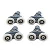 Newest Bath Rollers Wheels Shower Wheels Roller Runner Wheels Sliders 19/23/25/27mm Dia Shower Door Twin Bottom
