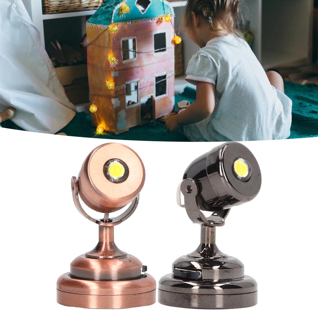 1:12 Dollhouse Laser Light Dollhouse Laser Light Led Miniature Laser Light With Base  For 1:12 Doll House