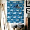 Detroit Lions Wall Tapestry Aesthetic Wall Hanging Printed Fabric Blanket Decorative Tapestries for Bedroom Living Room Home Decor