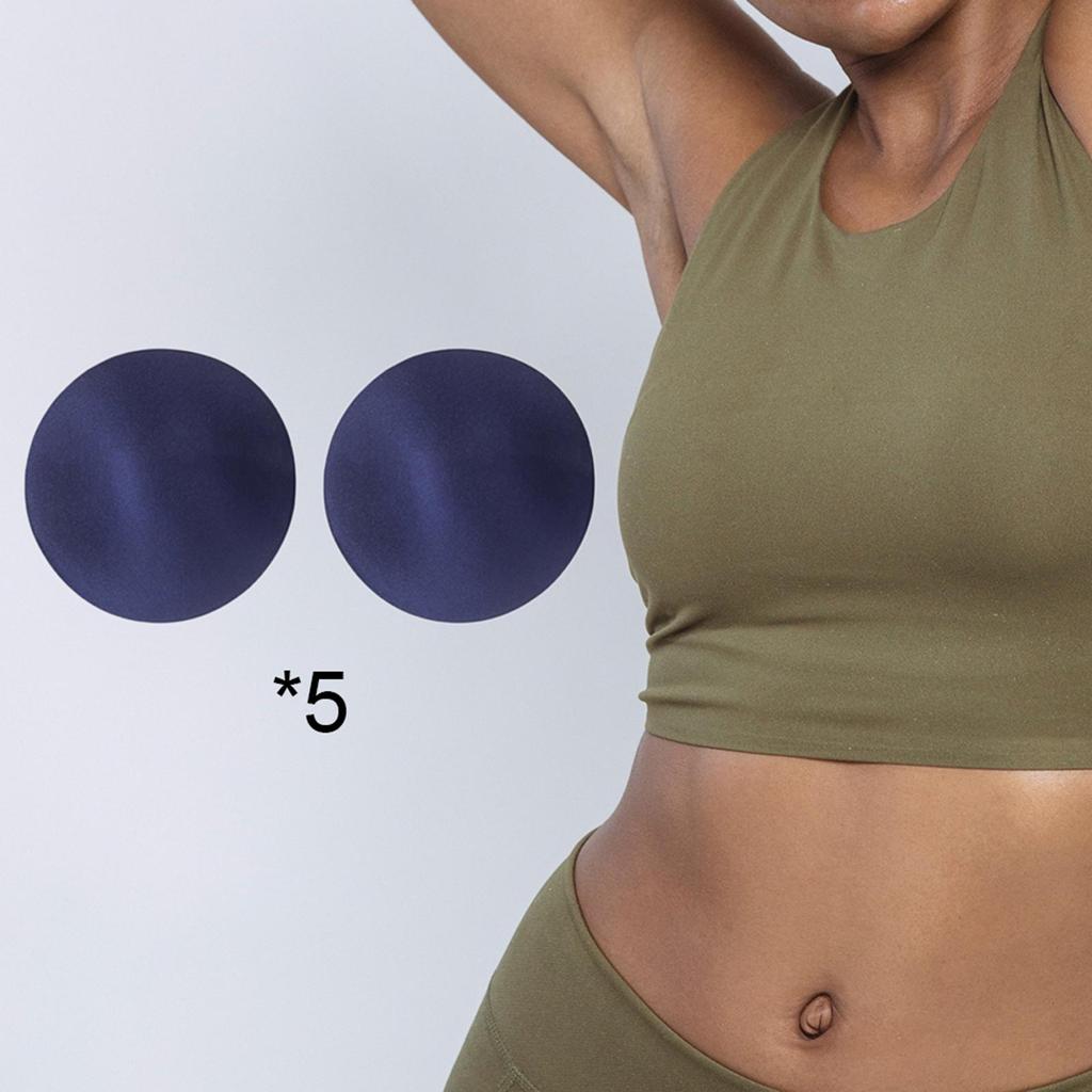 10Pcs Bra Pads Inserts Sponge Removable Breathable, Soft Padding, Cups for