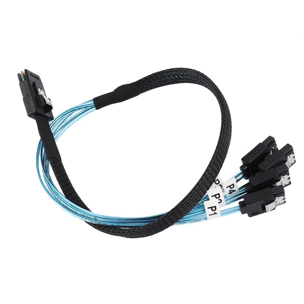 Mini sas 8087. Кабель procase cbl-4sata-8087.