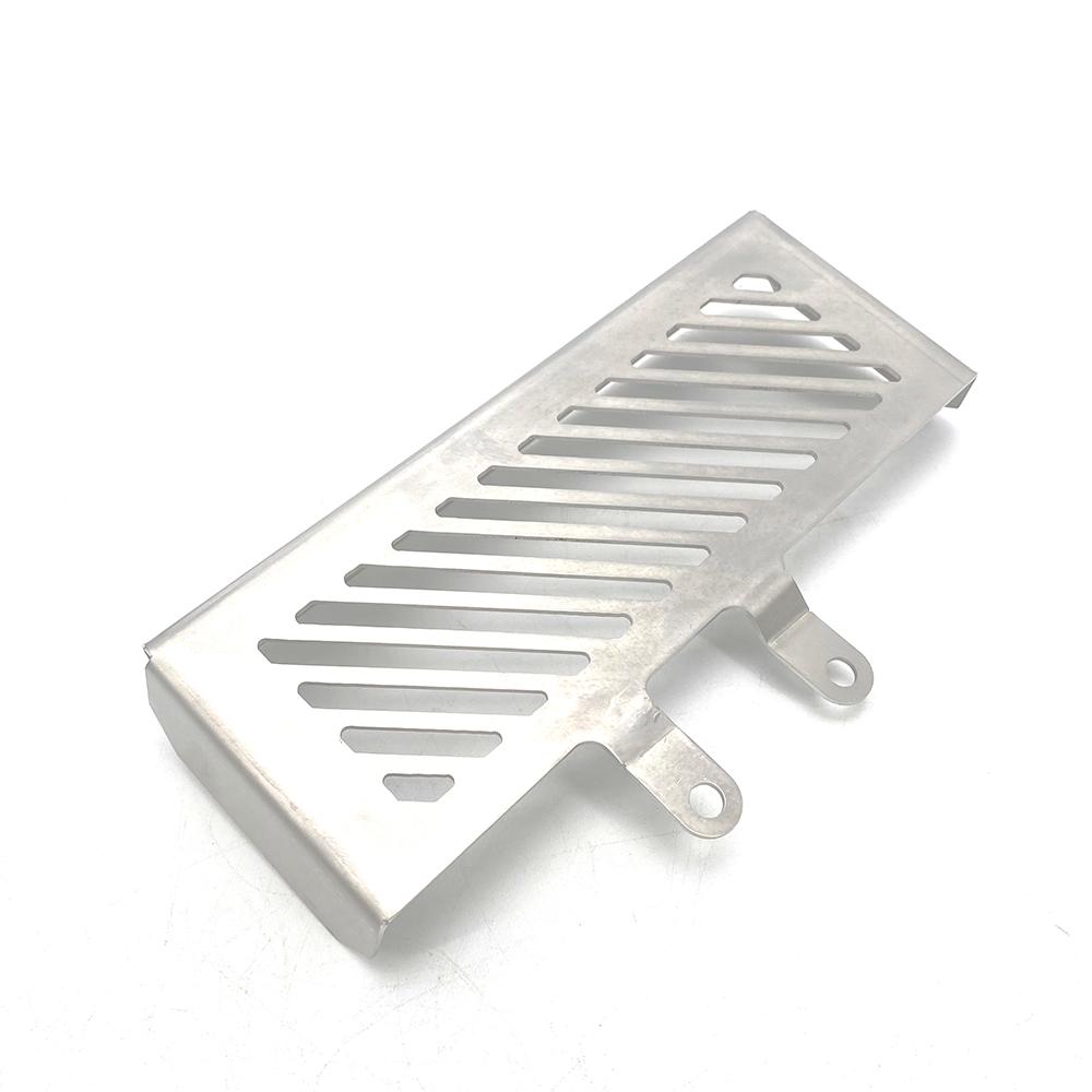 

NEW 2016 - Motorcycle Accessories Radiator Guard Grille Oil Cooler Cover For Royal Enfield Himalayan Stainless steel black срібний