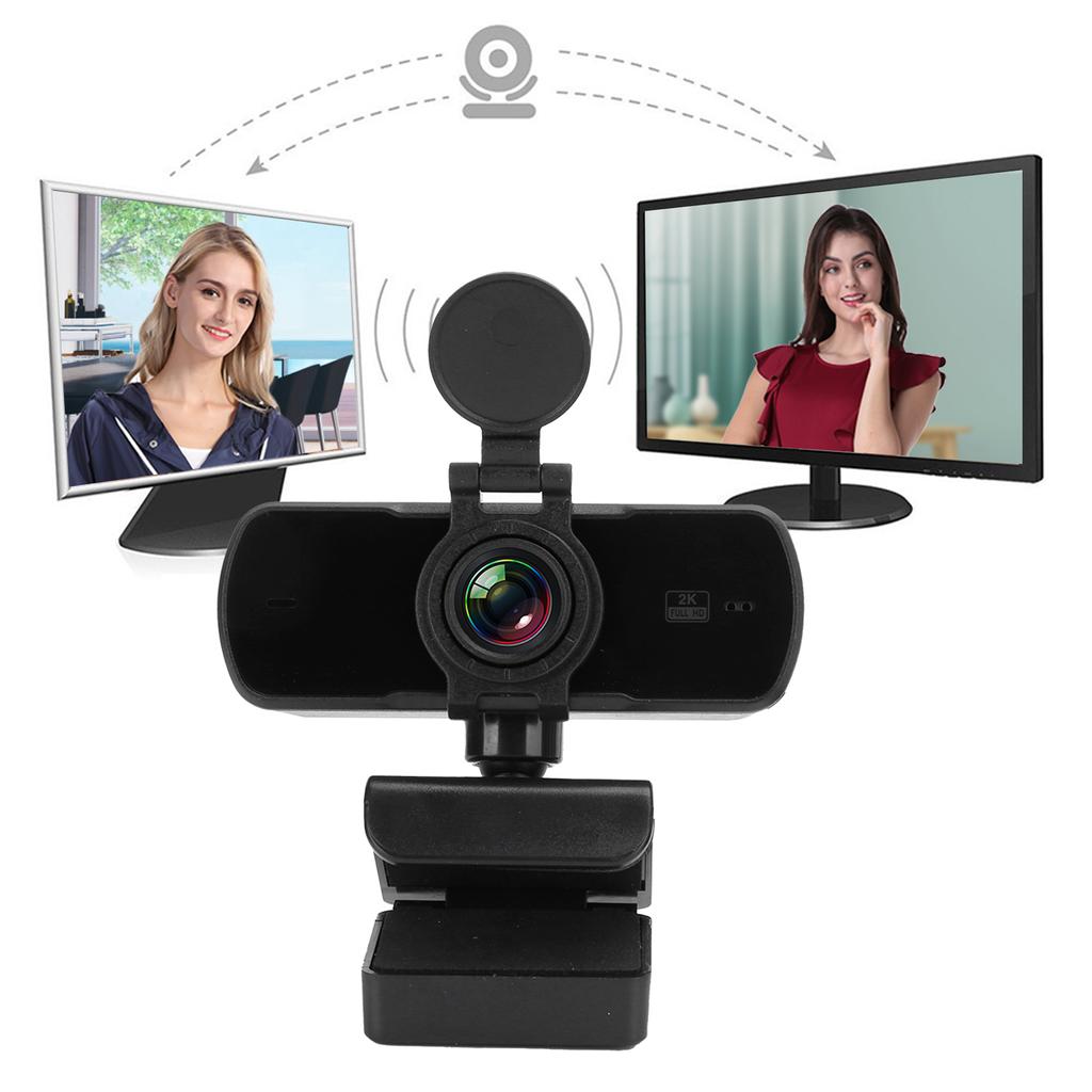 Webcam with Microphone Live Broadcast USB Computer Camera High Definition Accessories 2K 1440PPC 05