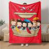 1pc s TV Show Characters Throw Blanket, Perfect for Couch, Bed .B037