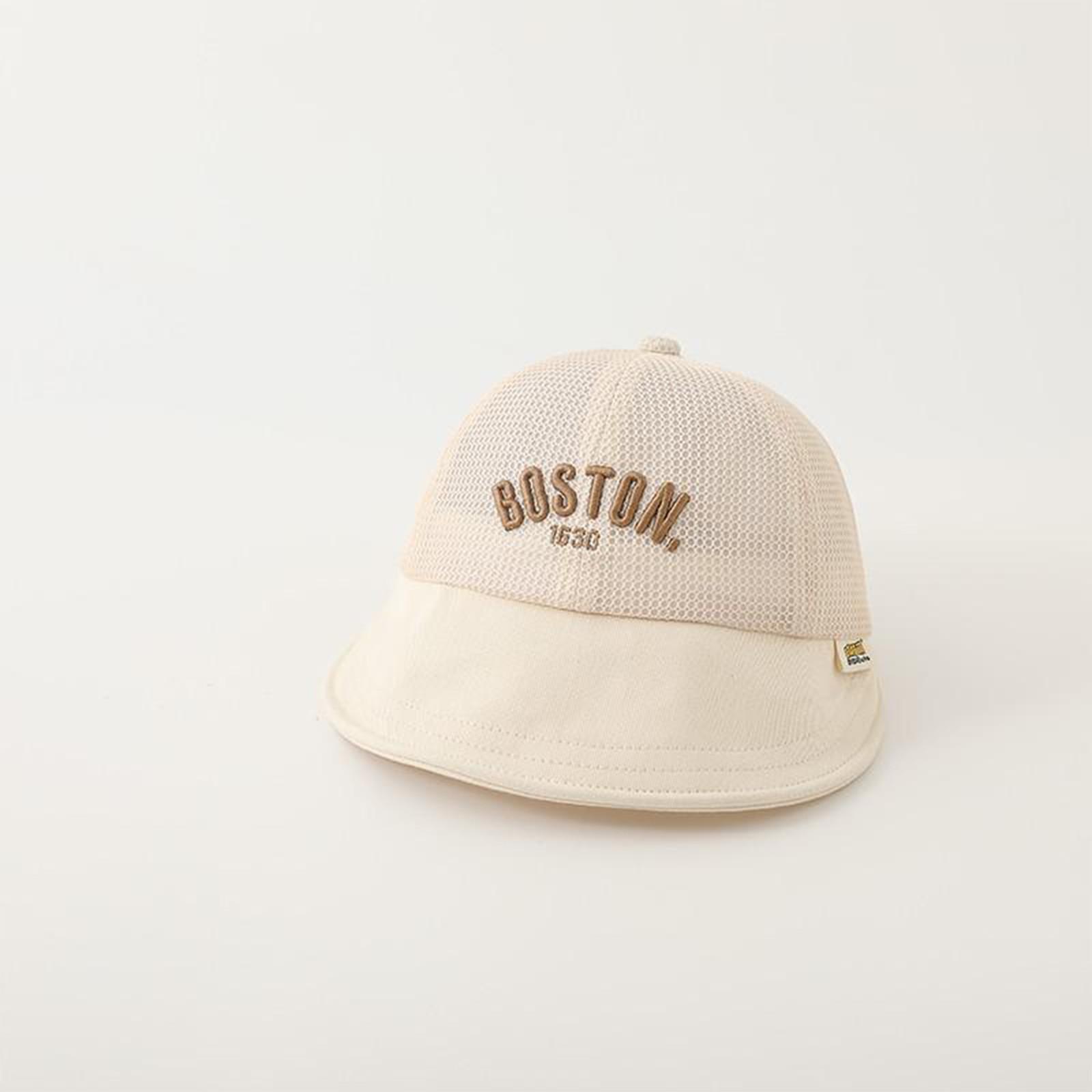 

Летняя тонкая шляпа от солнца, панама, подходит для детей в возрасте от 1 до 5 лет One Size бежевый