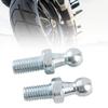 Acouto M8 Ball Stud Mounting 2pcs Car Iron Ball Stud Bolts M8 for Gas Struts Ball Ended Bonnet