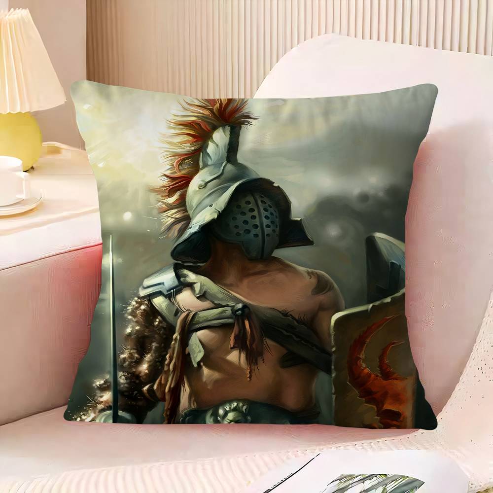 G-Gladiator Personalized Pillow Dust Cover Bedroom Kids Party Decoration Pillowcase Birthday Children Gift