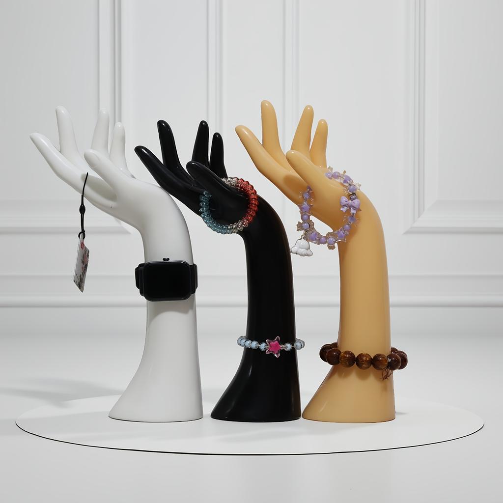 Genuine high-end art accessory hand model Abstract Glove, jewelry, and ring photo simulation display creative plastic hand model for jewelry