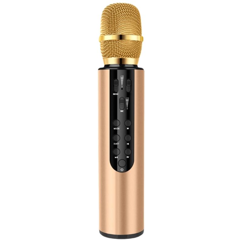 Professional Handheld Wireless Microphone 2000mAh Long Battery For Music Speeches Meeting Speakers Microphone 2 in 1