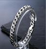 New Simple Retro Style S925 Silver Bracelet for Men Women Buckle Cuban Chain for Parties and Gifts Fine Silver Jewelry