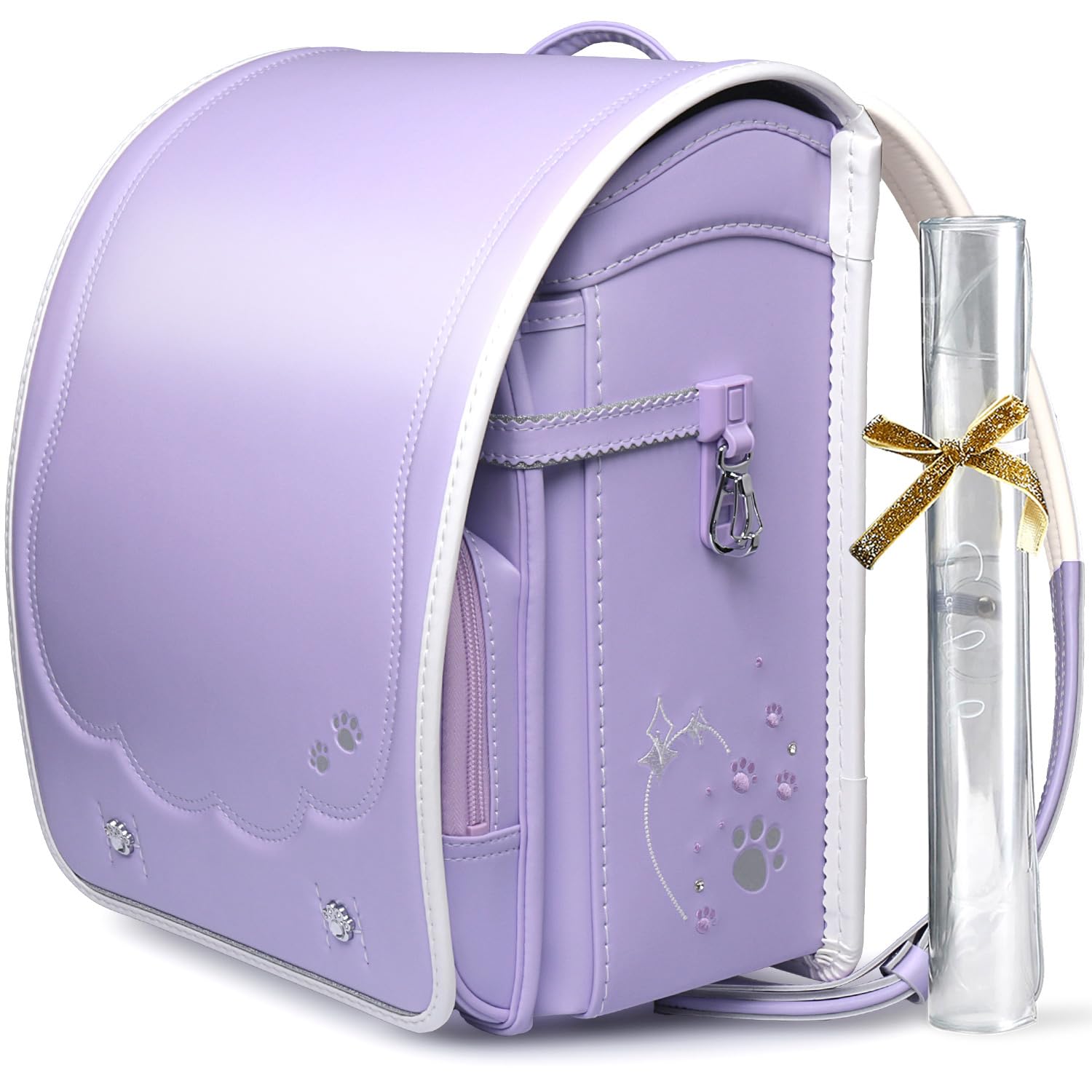 

Ранец Coulomb для начальной школы Высококачественная искусственная кожа Жемчужный карман Продавец Гарантия 6 лет [Coulomb] Девочки, Студенты, Ткань/Кошечка